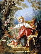 The Blind man bluff game Jean-Honore Fragonard